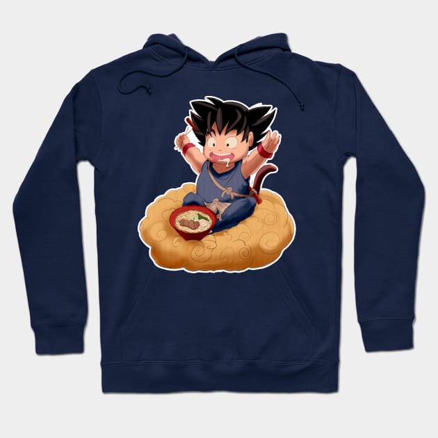 Kid goku on nimbus hoodie outlet